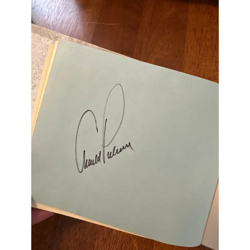 Golf vintage autograph